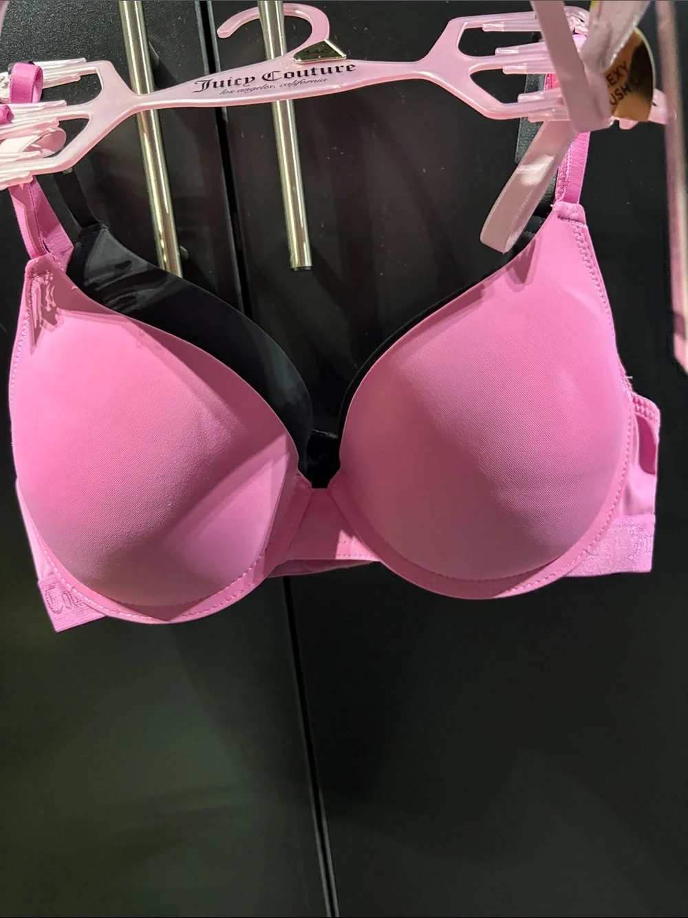 Juicy Couture Sexy  Push-up, 3 pack,underwire, adjustable straps,logo